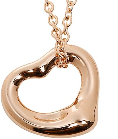 [ティファニー] Co. ネックレス Co. 27053939 18K オープンハート ミニ 16IN 18R ピンクゴールド [並行輸入品]