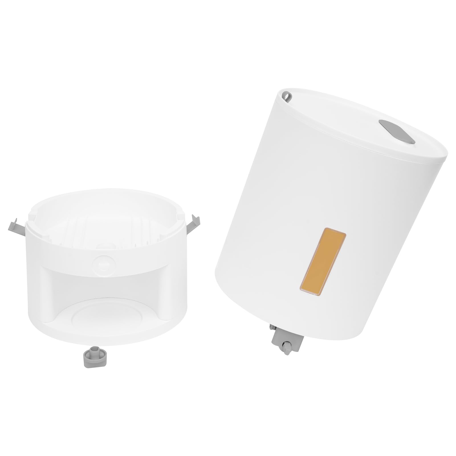 Dispenser di riso da 12 kg con 500 g bicchiere dosatore finestra trasparente rimovibile scatola ermetica alimentare per contenere farina, cereali, noci, fagioli, snack