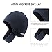 Dizokizo Neoprene Diving Hood for Men Women, Thermal Wetsuit Hood Swim Cap with Chin Straps, 3mm Diving Headgear Surfing Head Cover for Water Sports Scuba Snorkeling Kayaking Sailing (XL)