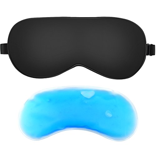 Color You Sleep Mask , Gel Eye Mask for Sleeping, Cool / Warm Therapy, Cooling /Warm Eye Mask with Adjustable Strap, Perfect for Blepharitis, Puffy Eyes & Dark Circles