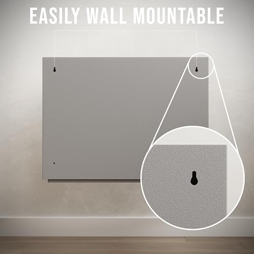 Image of Amazon Basics Stackable Wall Mount Storage Organizer - 3 Tier, Polypropylene Storage for Shoes, Toys, Books, Closet & Entryway, Multi-Purpose (51L x 15.5W x 115.5H cm), Grey