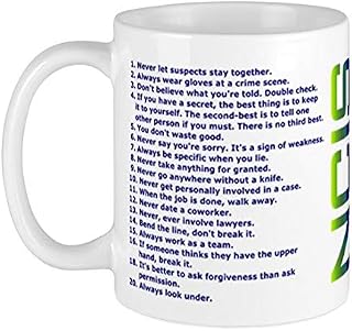 Official Gibbs Rules 11oz Coffee Mug Cup Tea NCIS Mugs New Version ) Gift For All Occasions - Christmas, Birthday, Father's Day, Mother's Day, Anniversary, Valentine's Day Gift Exchange