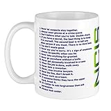 Official Gibbs Rules 11oz Coffee Mug Cup Tea NCIS Mugs New Version } Gift For All Occasions - Christmas, Birthday, Father's Day, Mother's Day, Anniversary, Valentine's Day Gift Exchange