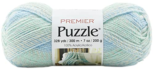 Premier Yarns 1050-09 Puzzle Yarn-Acrostic, Blue