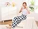 BFUSTYLE Kids Pajamas Lattice Pj Pants Girls Fashion Black White Pajama Bottoms 9-10 Years Pyjamas Draswtring Teens Sleepwear Trouser Size 10