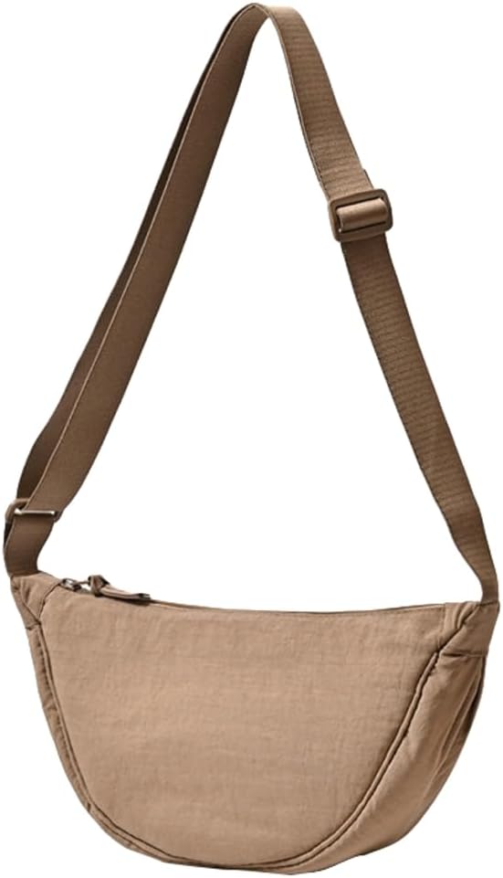 Crossbody Bag Hobo Sling Crescent Bags Women Men Trendy Small Shoulder Bag Purse Dumpling Casual Handbag Adjustable Strap