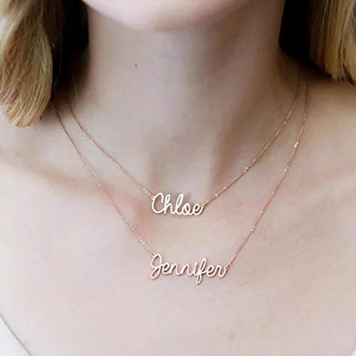 Two Layer Name Necklace Online, 53% OFF 