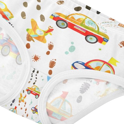 Colorful Toy Cars Toddler Girls's Underwear 2T 202c12484