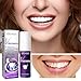 Purple Teeth Whitening Treatment with Natural Ingredients, Color-Correcting Formula to Neutralize Yellow Tones & Brighten Smile, 1 fl oz