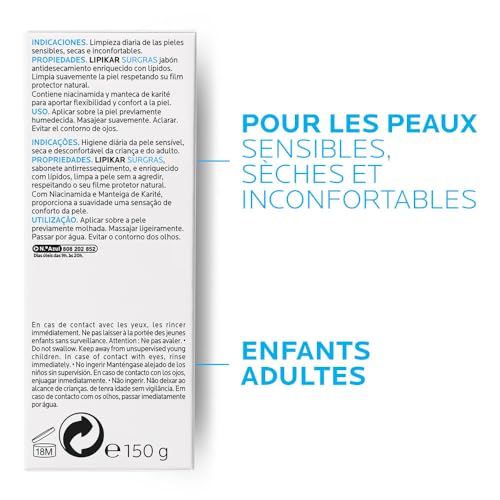 Pain surgras Lipikar La Roche-Posay solution anti-dessèchement cutané - 6