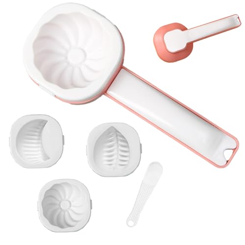 3-in-1 Dumpling Maker Mold with Spoon Steamed Bun Press Chinese Dumplings