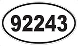 US Decal, Inc. Number 92243 Oval Sticker