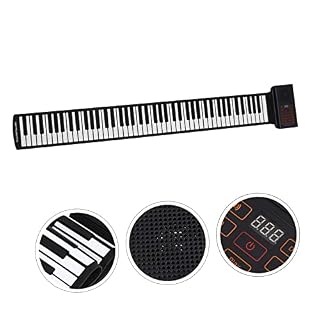 COSMEVIVI 88 rouleau de piano clavier pour les enfants clavier électronique pour enfants clavier portable piano enroulable piano pour débutant piano électronique portatif Gel de silice Black - Les Beatles, Paul McCartney, John Lennon, RIngo Starr, George Harrison COSMEVIVI 88 rouleau de piano clavier pour les enfants clavier électronique pour enfants clavier portable piano enroulable piano pour débutant piano électronique portatif Gel de silice Black – Image 2