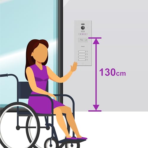 Visiophone Philips WelcomeHive Pro 2 de rue pro 4 noms Vision nocturne Filaire 7 pouces - vue 6