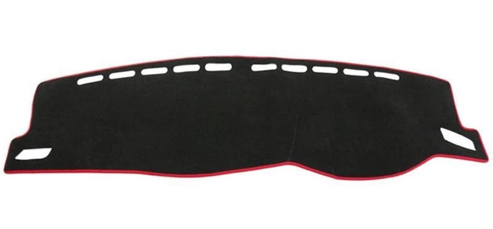 Coche Alfombrilla Salpicadero Proteger Para VW Para T-ROC Para TROC 2017 2018 2019-2023 Cubierta Antideslizante Tablero Estera Protección Solar Alfombra Accesorios(Red Edge RHD)