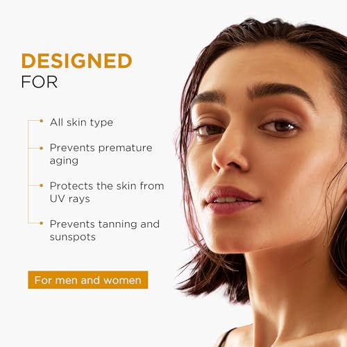 Image of Oshea Herbals UVShield Sunscreen Spf 50 PA+++ for Women & Men | Lightweight & Water Resistant | UVA & UVB Protection | Enriched with Papaya & Green Tea | All Skin Types - 120g