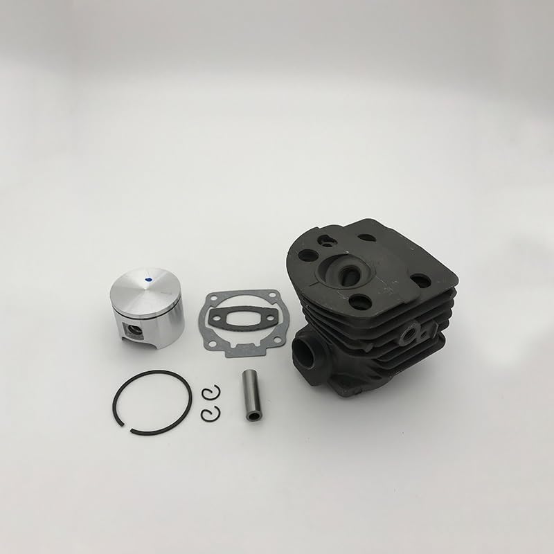 Części do kosiarki HUNDURE 46MM zespół tłoka cylindra z zestawem uszczelek do części silnika piły łańcuchowej Husqvarna 51 55 RANCHER #503 60 91 71