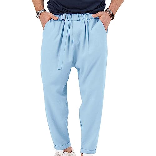 Men's Loose Straight Pants Summer Casual Pants Men's Breathable Pants Little Boy2