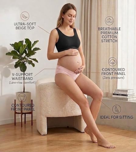 Image of Maternity Panties | 2 Pack Maternity Underwear Under The Bump