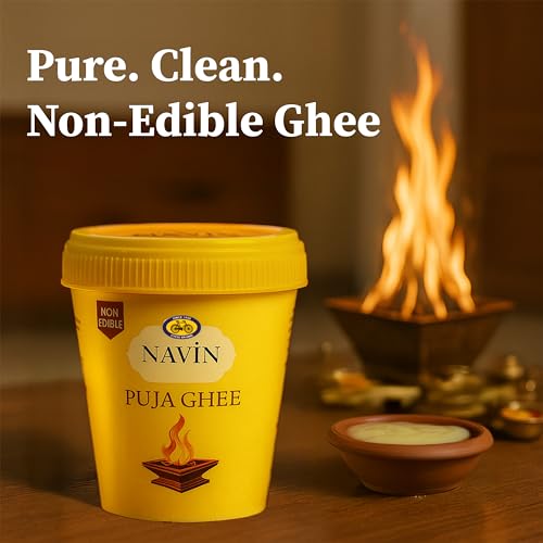 Image of Cycle Pure Navin Puja Ghee 200ml | Non-edible Ghee for Diyas /Lamps, Aarti & Rituals