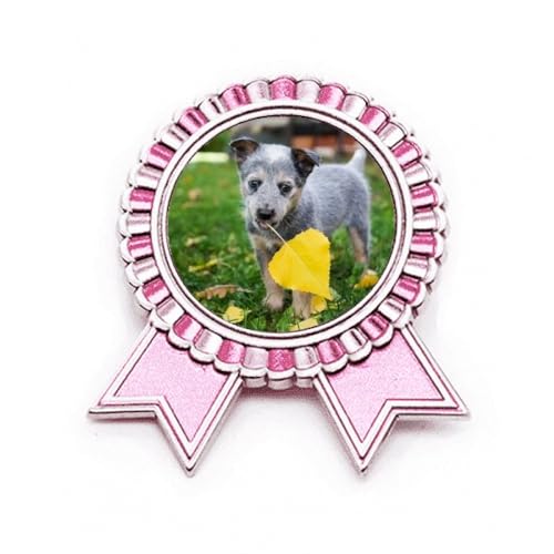 Broche rose pour photographie de chiot M métal accessoire décoratif shooting
