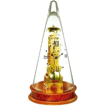 Hermle Leyton 22716-160791 High-Quality Mechanical Table Clock with Key Winding