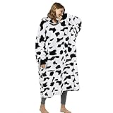 【Bringt Ihnen Wärme】Unsere kuschelige Kapuzendecke ist aus weichem und warmem Fleece gefertigt, so dass Sie die Fleecedecke Hoodie so gut fühlen können, wie sie aussieht. Die große Kapuze und die Tasche halten Ihren Kopf und Ihre Hände schön warm. Die warme Kapuzendecke wird bestimmt dein neuer bester Freund werden.
