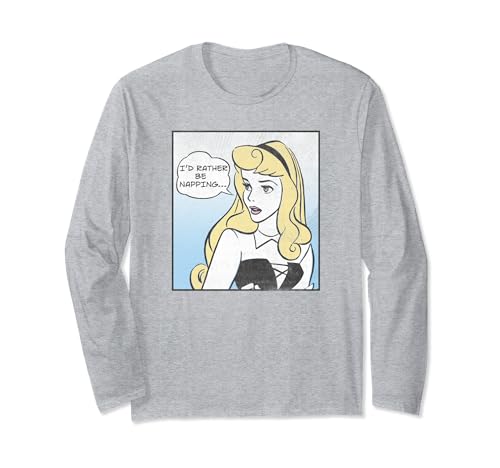 T-shirt manche longue Aurore Disney femme imprimé graphique