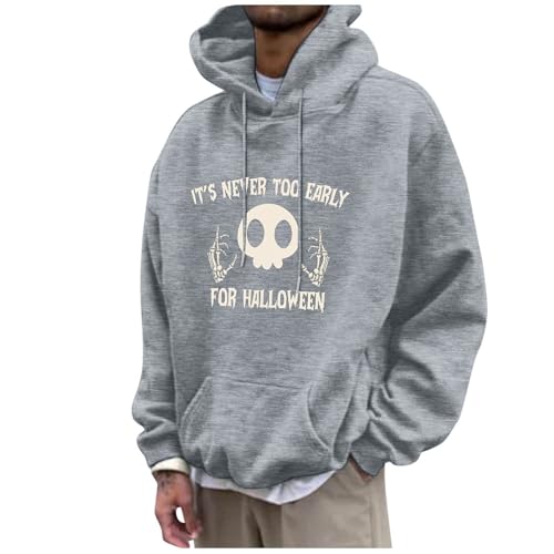 Sweat à capuche pour Halloween avec imprimé graphique original pour homme