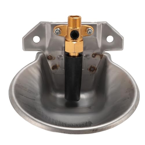 DGLDCSHUAI Ovejas Bebedero automático de Agua de Acero Inoxidable Comederos de Agua para Granja Bebedero para Cabras Fuente con válvula Interruptor táctil