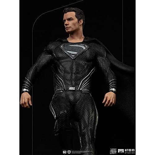 Iron Studios Statue Superman Black Suit - Justice League - Art Scale 1/10 #TOP5