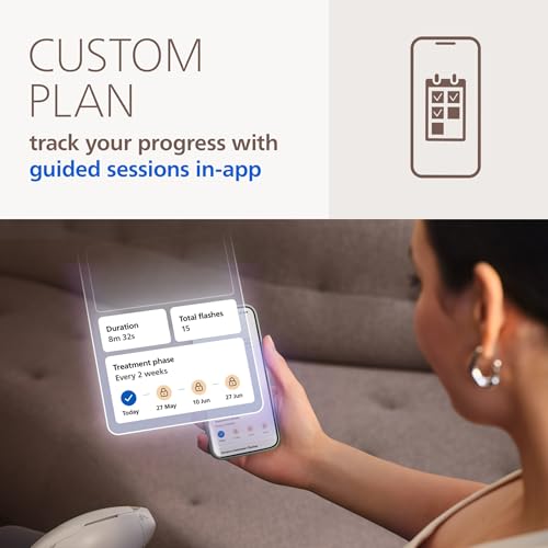 Image of Philips Lumea 8000 Series IPL Hair Removal Device - Alternative to Laser Hair Removal, SenseIQ Technology and Lumea App, 3 Attachments for Body, Face, and Precision, for Women & Men, BRI937 /03