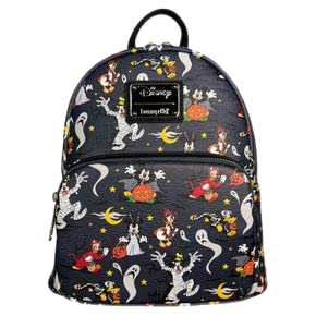 Loungefly Mickey and Friends Not So Scary Halloween AOP Mini Backpack Exclusive Disney