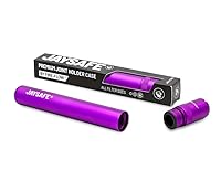 FIRE-FLOW™ JAYSAFE® - Premium Joint Holder Case für alle Filtergrößen, Aktivkohlefilter, Aluminium Hülle, Metall Tube, Geruchsdicht, Wasserdicht (Rose Onyx)