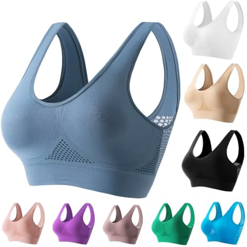 Plus Size Sports Bras Comfot Anti Sagging Wireless Bra with
