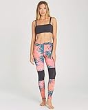 Surf Leggings Billabong Womens 1 mm Neoprenanzug Womensuit Sea Legs Coral Bay - Skinny-Surfhose mit mittlerer Leibhöhe und Rückentasche - Surfleggings