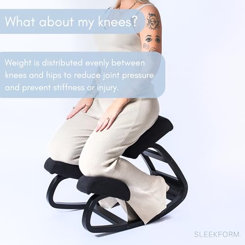 Sleekform Ergonomic Kneeling Chair review - Rocking Balance Posture Seat Image 5