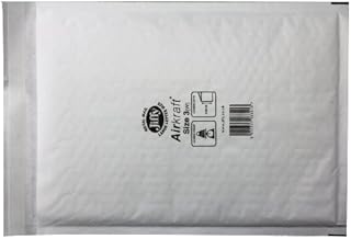 Jiffy JL-7 370 x 445 mm A3 Airkraft Lightweight Postal Bag (Size 7), White, Box of 50