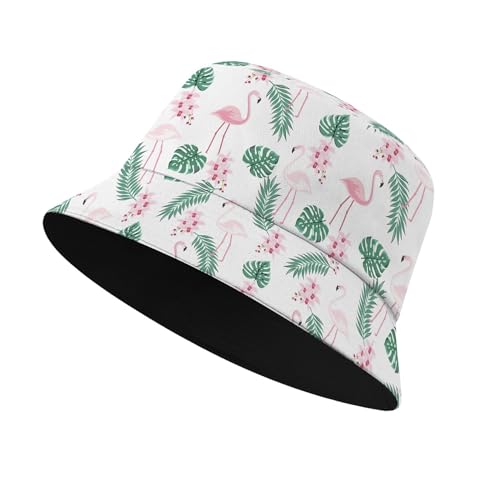 Image of Cool Bucket Hat Beach Sun Hat Beach Fishing Hat for Men Women Teens, Reversible Double-Side-Wear