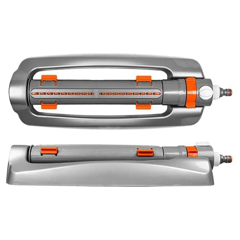Garden Hose All Connectors Fittings Universal Standard Hozelock Valves Male Female Compatible White (Oscillating Sprinkler - Metal)