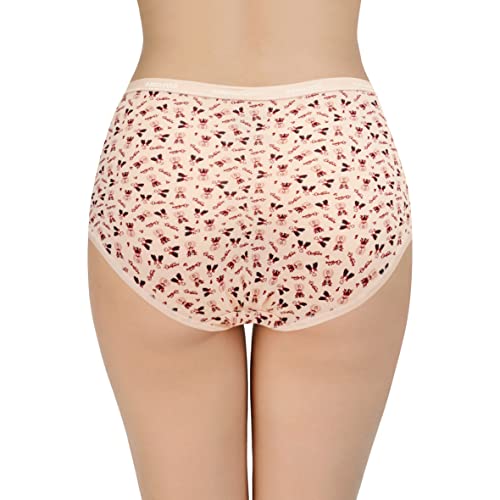 Image of Amante Printed Cotton Full Brief Panty Pack(Pack of 3)