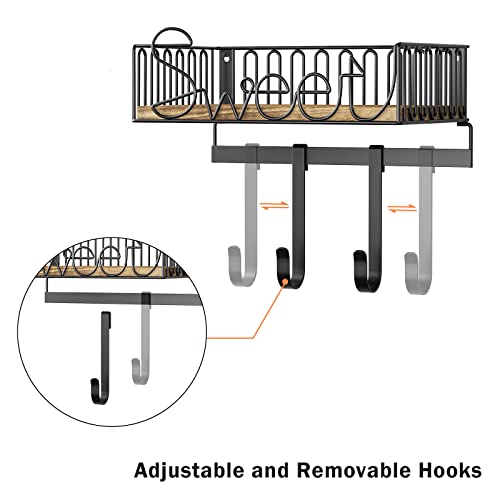 Sriwatana Ironing Board Hanger Wall Mount, Iron And Ironing Board Holder For Laundry Room Organization And Storage - Carbonized Black #TOP5