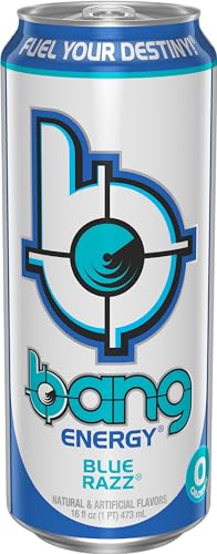 Image of Bang Energy Blue Razz, Sugar-Free Energy Drink, 16-Ounce | Pack of 12