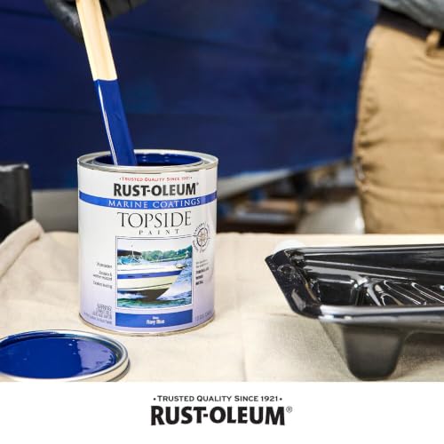 Rust-Oleum Marine Topside Semi-Gloss Bright Red Boat Paint | Durable Marine Finish, Fiberglass, Wood & Metal Surfaces, UV & Weather Resistance, Above Waterline Use, Quart - image 8
