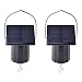 Solar Motor with Hook Solar Powered Wind Spinner Motor No Batteries Required Eco-Friendly Wind Chimes Ornament Hanging Rotating Motor for Hangs Your Ornament (ï¼’)