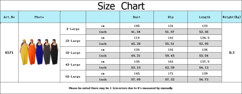 Tycorwd Women's Plus Size Casual Maxi Dresses Summer Suspender Beach Dress Sundress With Pockets Yellow-1Xl #TOP5