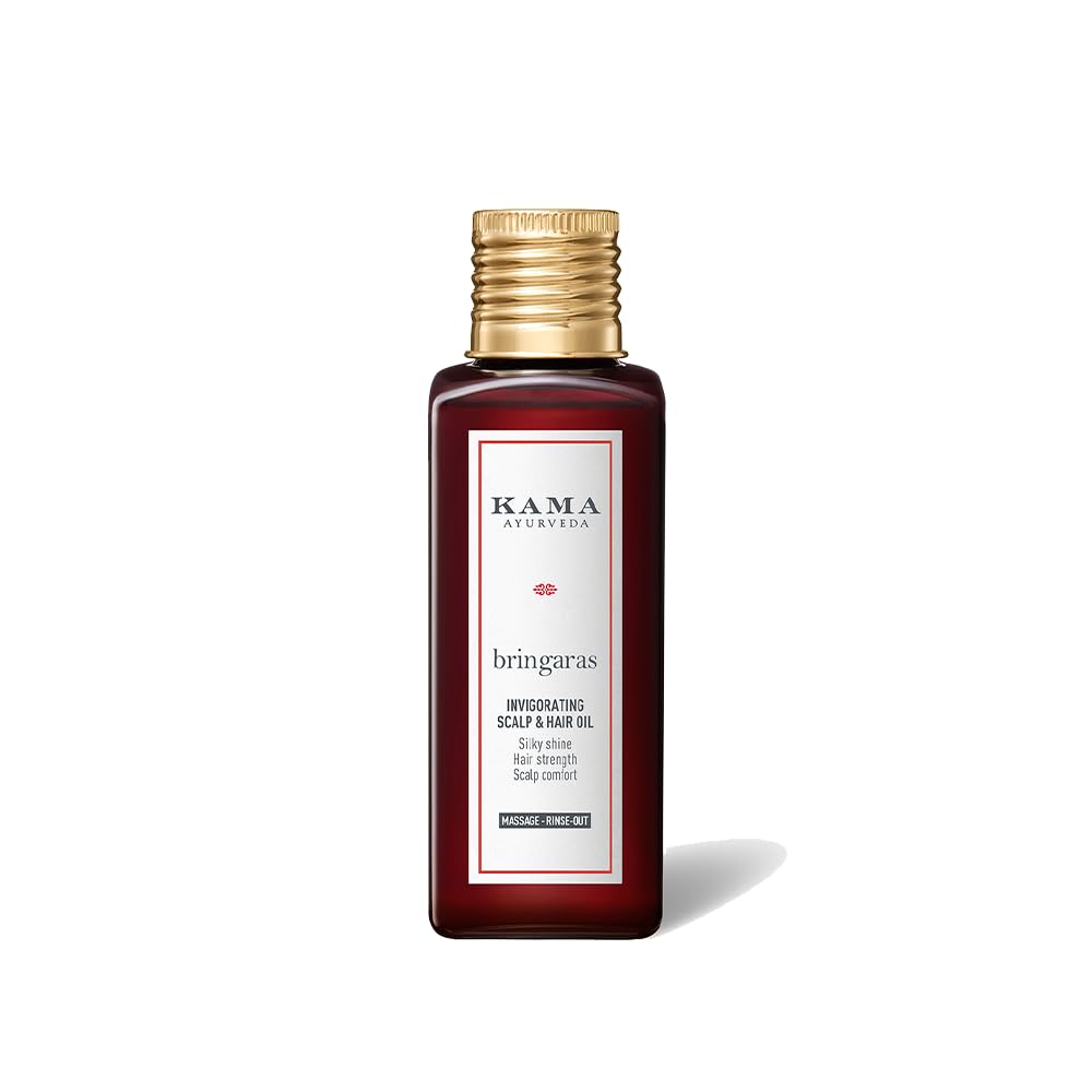 BRINGARAS BALANCING SCALP & HAIR OIL 100 ML Stimulates Hair Growth | Rebalances Scalp Health-image-43