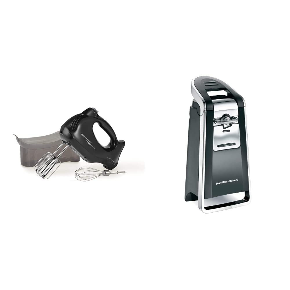 Hamilton Beach Electric Hand Mixer 62692 and Automatic Can Opener 76606ZA Bundle
