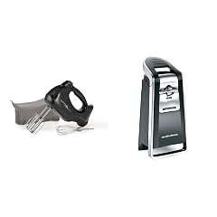 Hamilton Beach Electric Hand Mixer 62692 and Automatic Can Opener 76606ZA Bundle