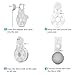WALI Outlet Wall Mount for Google Home Mini Voice Assistant Hanger Holder Bracket Case Stand (GMM001-2), 2 Packs, White